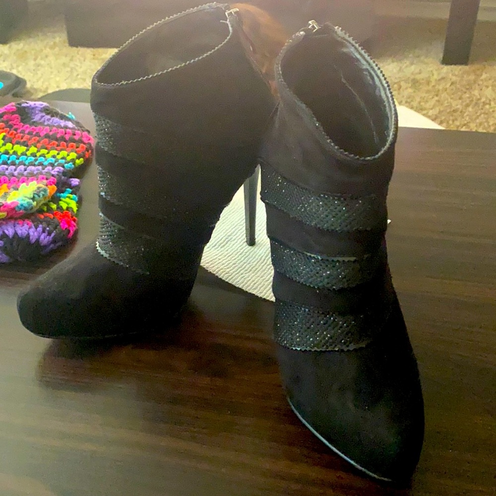 Guess booties used for 90s party